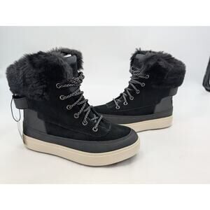 NWT UGG Koolaburra Ryanna Black Waterproof Boots Size 6 Cold Weather Snow